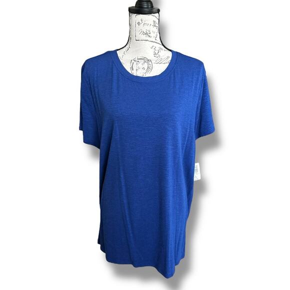 Torrid Sodalite Royal Blue Short Sleeve Vintage Crewneck Tee T-shirt 2XL NWT - Picture 2 of 6